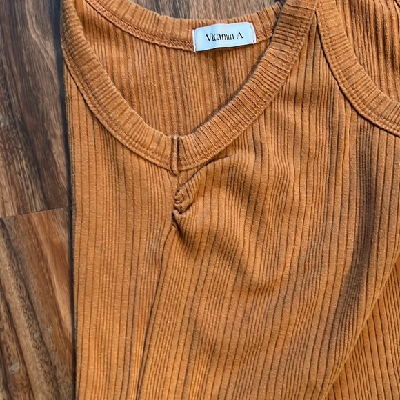 NWOT Vitamin A West Organic Ribbed Tank Dress - Picture 13 of 16